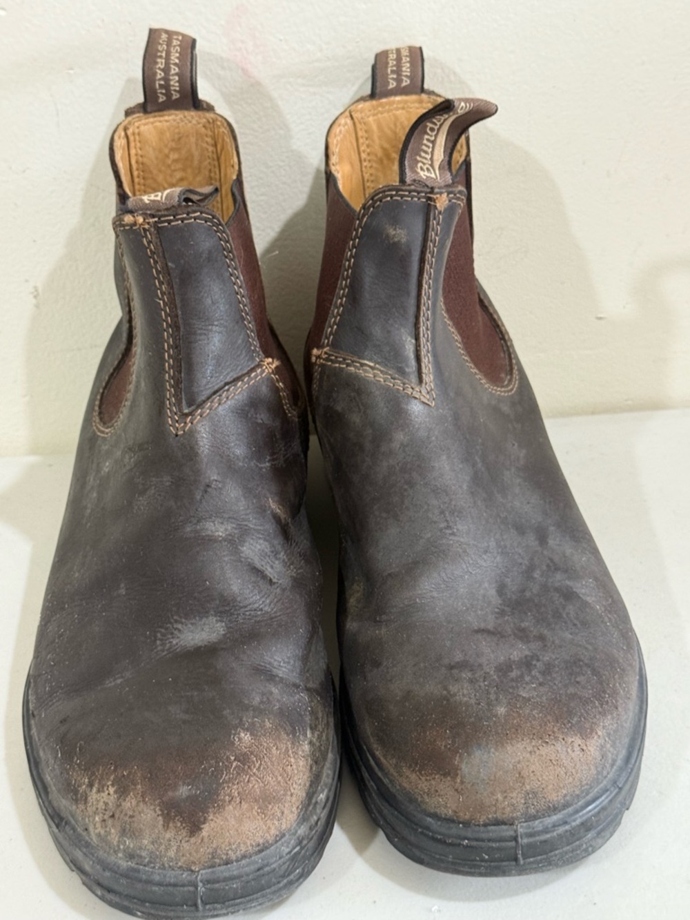 Blundstone Men's Dark Brown Leather Chukka Boots